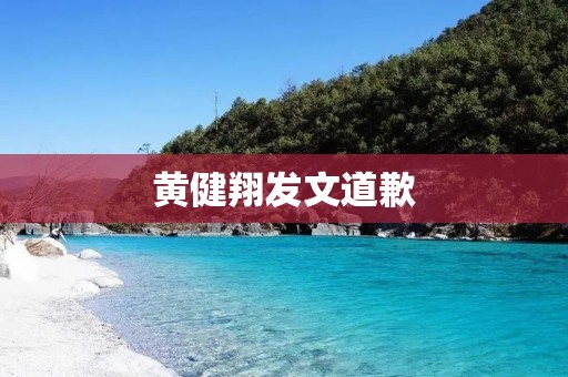 黄健翔发文道歉:站在风口浪尖的背后真相 黄健翔发文道歉:站在风口浪尖的背后真相
