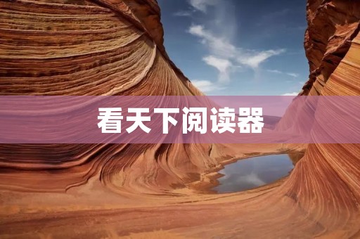 看天下阅读器：打开一扇通向世界的窗口
