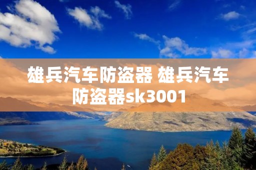 雄兵汽车防盗器 雄兵汽车防盗器sk3001