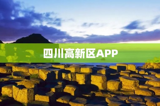四川高新区APP：打造智慧城市的窗口