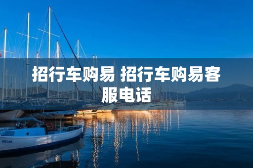 招行车购易 招行车购易**** 招行车购易 招行车购易****