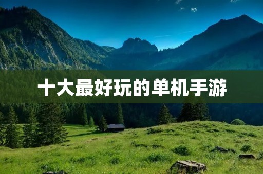 十大最好玩的单机手游：畅快游戏体验让你欲罢不能！