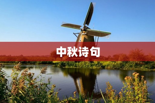 中秋诗句：描绘中秋节的古诗