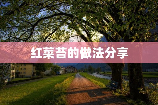 红菜苔的做法分享:简单又美味的红菜苔炒肉 红菜苔的做法分享:简单又美味的红菜苔炒肉