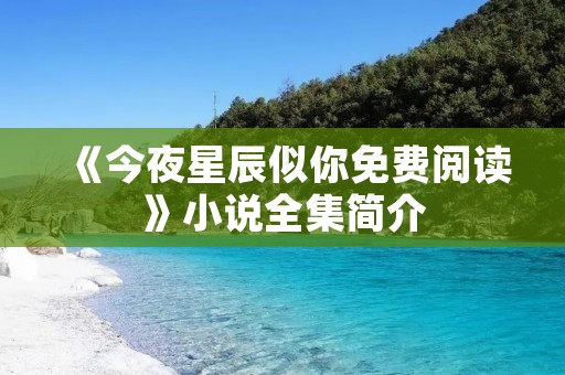 《今夜星辰似你免费阅读》小说全集简介