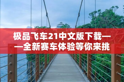 极品飞车21中文版下载——全新赛车体验等你来挑战!