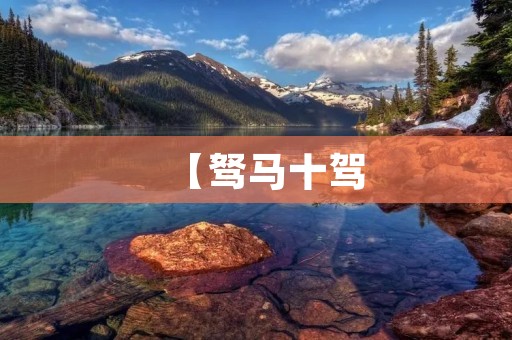 【驽马十驾:古代马匹的出行艰辛与历史价值】