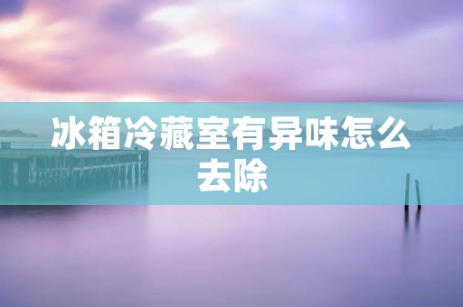 冰箱冷藏室有异味怎么去除