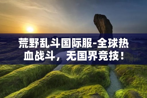 荒野乱斗国际服-全球热血战斗，无国界竞技！