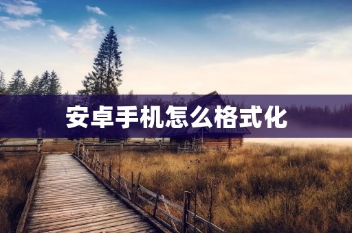 安卓手机怎么格式化:详细步骤与注意事项