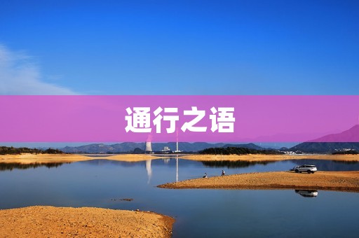 通行之语：引领时代潮流的智能科技