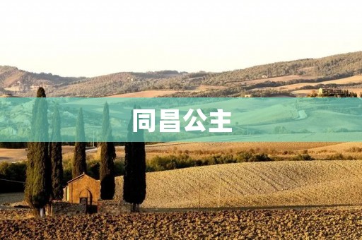 同昌公主：唐朝文化艺术的代表