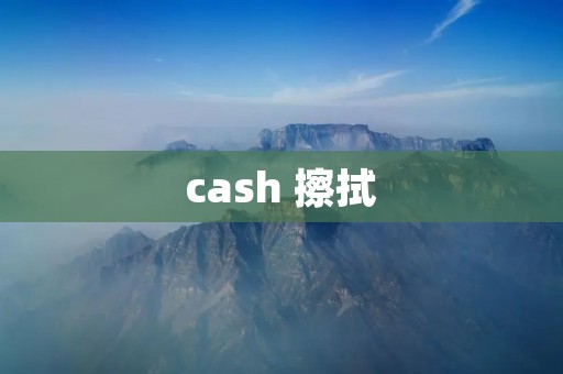 cash 擦拭