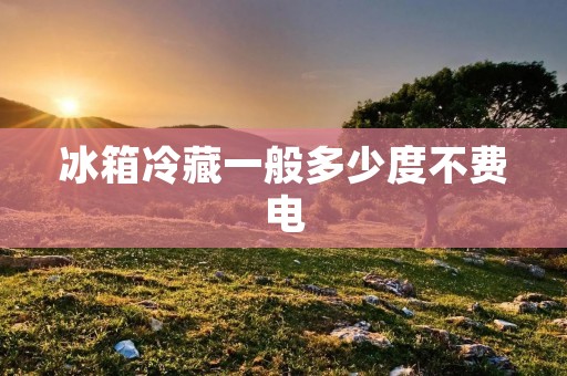 冰箱冷藏一般多少度不费电:解析温度与能耗的关系 冰箱冷藏一般多少度不费电:解析温度与能耗的关系