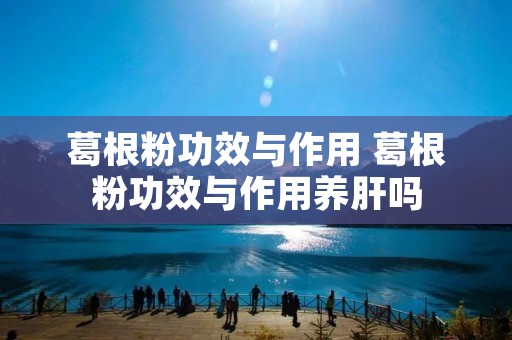 葛根粉功效与作用 葛根粉功效与作用养肝吗 葛根粉功效与作用 葛根粉功效与作用养肝吗