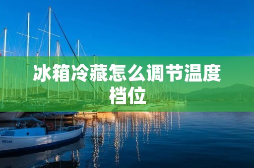 冰箱冷藏怎么调节温度档位 冰箱冷藏怎么调节温度档位