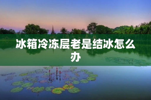 冰箱冷冻层老是结冰怎么办