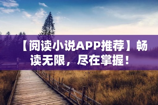 【阅读小说APP推荐】畅读无限,尽在掌握! 【阅读小说APP推荐】畅读无限,尽在掌握!
