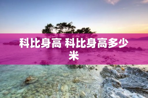 科比身高 科比身高多少米
