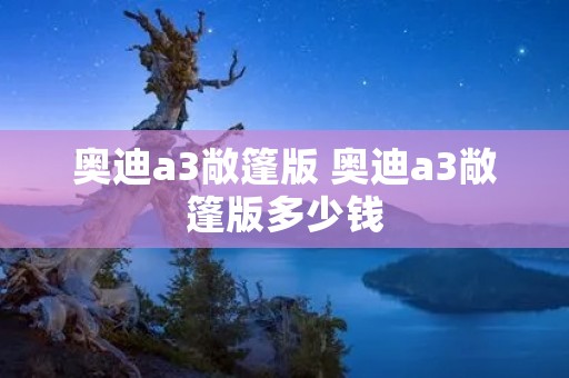 奥迪a3敞篷版 奥迪a3敞篷版多少钱