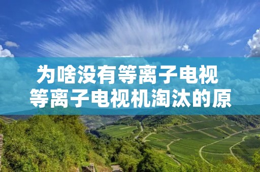 为啥没有等离子电视 等离子电视机淘汰的原因 为啥没有等离子电视 等离子电视机淘汰的原因