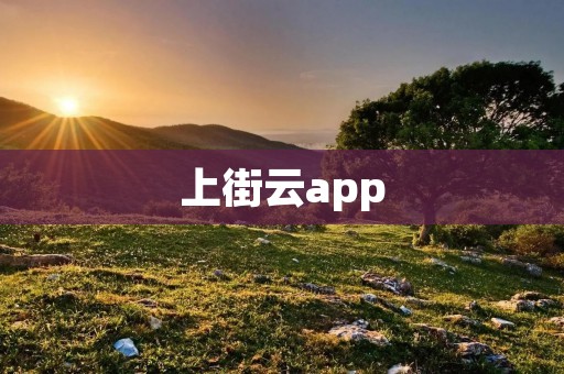 上街云app:便捷的生活服务平台 上街云app:便捷的生活服务平台