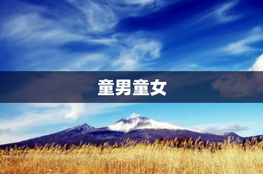 童男童女:探索性别认同与性别表达的多样性