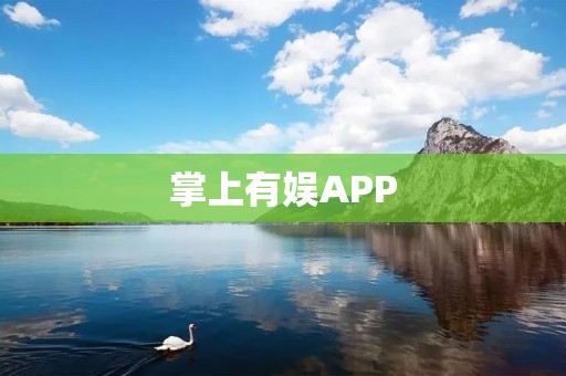掌上有娱APP：随时随地尽享娱乐乐趣！