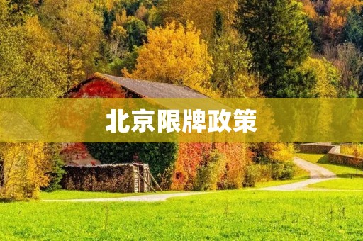 北京限牌政策：为缓解交通拥堵而生的一剂良方