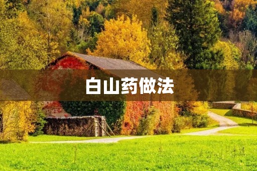 白山药做法:简单易学的白山药烹饪技巧