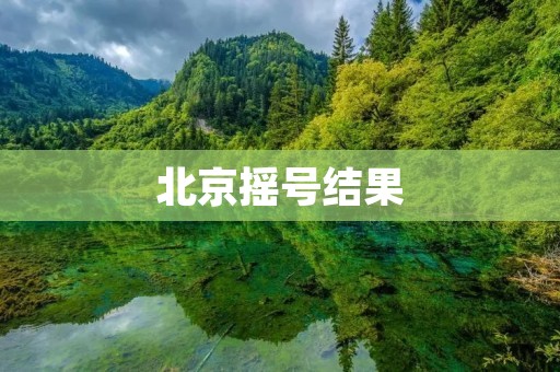 北京摇号结果：中签名单揭晓，房屋分配现状详解
