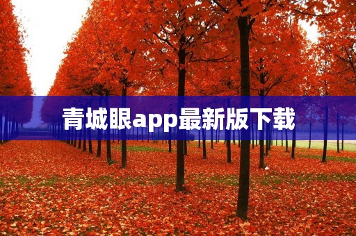 青城眼app最新版下载:全方位保护您的视力健康 青城眼app最新版下载:全方位保护您的视力健康