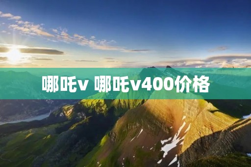 哪吒v 哪吒v400价格