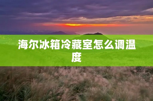 海尔冰箱冷藏室怎么调温度 海尔冰箱冷藏室怎么调温度