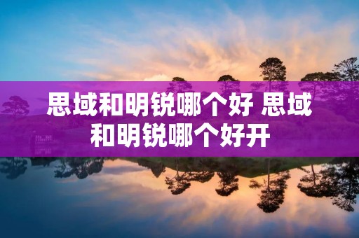 思域和明锐哪个好 思域和明锐哪个好开 思域和明锐哪个好 思域和明锐哪个好开