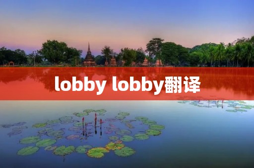 lobby lobby翻译