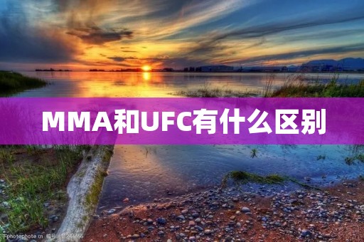 MMA和UFC有什么区别