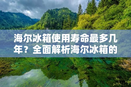 海尔冰箱使用寿命最多几年？全面解析海尔冰箱的使用寿命及其相关因素