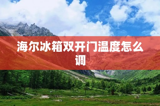 海尔冰箱**门温度怎么调