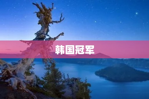 韩国冠军:韩国在国际竞技舞台上的辉煌成就 韩国冠军:韩国在国际竞技舞台上的辉煌成就