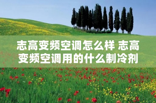 志高变频空调怎么样 志高变频空调用的什么制冷剂