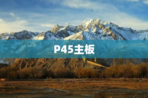 P45主板:一款卓越的性能之选 P45主板:一款卓越的性能之选