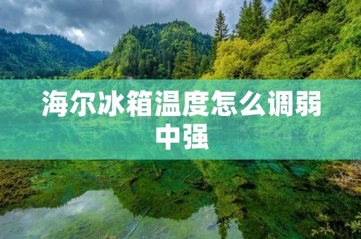海尔冰箱温度怎么调弱中强