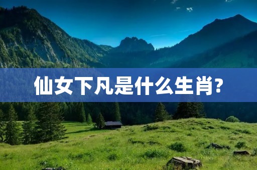 仙女下凡是什么生肖?