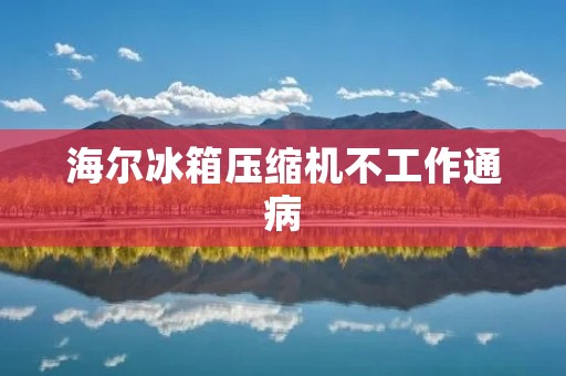 海尔冰箱压缩机不工作通病：故障原因及解决方法