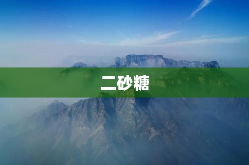二砂糖:探索砂糖的第二种可能 二砂糖:探索砂糖的第二种可能