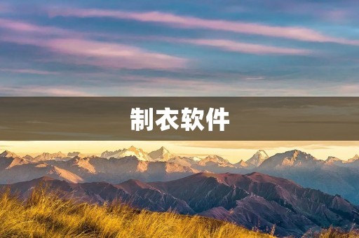 制衣软件:数字化时代的制衣革命 制衣软件:数字化时代的制衣革命