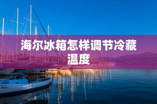 海尔冰箱怎样调节冷藏温度