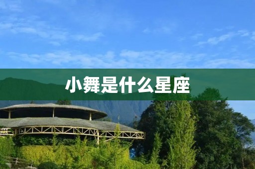 小舞是什么星座