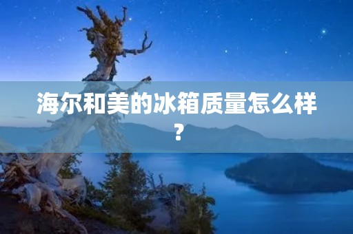 海尔和美的冰箱质量怎么样？